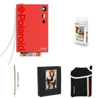 Polaroid Mint Instant Print Digital Camera (Red) with Extra Paper, Album, Case, Colorful Neck/Hand Strap