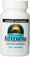 SOURCE NATURALS Astaxanthin 2 Mg Tablet, 120 Count