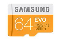 Samsung Memory 64GB Evo MicroSDXC UHS-I Grade 1 Class 10 Memory Card without Adapter