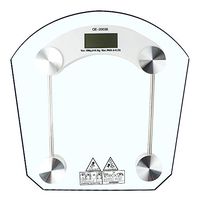 Vech Precision Digital Body Weight Bathroom Scale with Lighted Display, Step-On Technology, 8mm Tempered Glass, 400 lb
