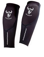 Wildebeest Pair of Compression Calf Sleeves, Black
