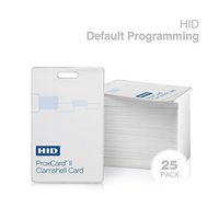 Genuine HID ProxCard II 1326 LMSMV Clamshell Proximity Card for Access Control. Standard 26 bit H10301 Format. (25 Pack, Genuine HID)