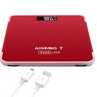 DQIDH Digital Bathroom Scale USB Charging Electronic Scales Household Body Scales Health Weighing Scales Digital Bathroom Scales