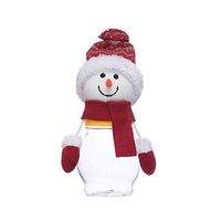 Willsa Cute Exquisite Merry Christmas Children Santa Claus Snowman Elk Candy Packaging Candy Jar Bin