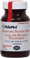 ReliaMed Sterile Iodoform Packing Strip 2" x 5 yds. (Bottle) (1 Each)