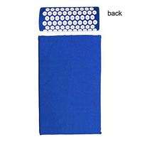 Festnight Health Care Yoga Mat Acupressure Mat Relieve Stress Pain Acupuncture Massage Mat Cushion with Pillow