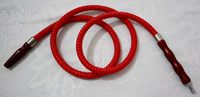 46" RED Luxury Hookah Shisha Hose for Hooka Nargila
