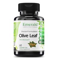 Emerald Labs Olive Leaf - Helps Stimulate ammuin Support, Aids in Relief of Fungal and Yeast Problems - 60 Vegetable Capsules