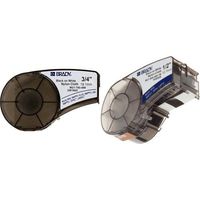 Brady M21-750-499 16' Length, 0.75" Width, B-499 Nylon Cloth, Black On White Label for BMP