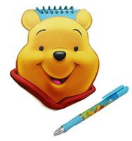 Large Winnie the Pooh Head Shape Notepad with Pen