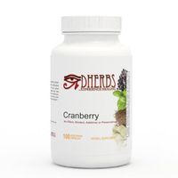 Dherbs Cranberry, 100-Count Bottle