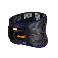 ZFF Back/Lumbar Support Belt, Self-Heating-Magnetic Therapy-Lower Back Brace-Improves Posture-Lightweight Design-for Men and Women (Size : XXL)