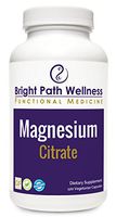 Magnesium Citrate 100mg - 120 Capsules, Non GMO, Gluten Free, Laxative Effect, Cardiovascular Health, Dairy-Free, Egg-Free, cGMP