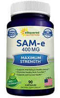 Pure SAM-e 400mg Supplement - 90 Capsules - Same (S-Adenosyl Methionine) to Support Mood, Joint Health, and Brain Function - Extra Strength Vegan SAM e Pills