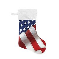 Personalized Christmas Stocking Fantastic Independence Day Background Santa Xmas Tree Decor Socks Gift Kids Fireplace/Restaurant/Hotel/Club/bar