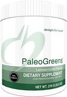 Designs for Health PaleoGreens - Organic Green Shake Powder with Lemon-Lime Flavor (30 Servings / 270g)