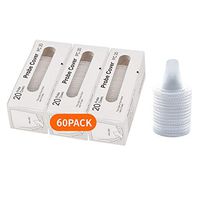 60PCS Ear Thermometer Probe Covers Thermoscan Refill Cap Lens Filters Earmuffs Digital Thermometers Disposable Cover