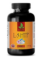 Stress Relief Vitamins for Men - L-5-HTP - 5-htp Powder - 1 Bottle (60 Capsules)