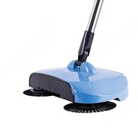 Automatic Brooms Fabal Household Hand Push Automatic Sweeping Robot Vacuum Cleaner without Electricity Broom (Blue)