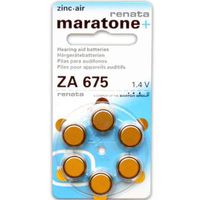 Renata Zinc Air Hearing Aid Battery For Size 675