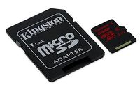 1x SDCA3/64GB Kingston microSDXC 64GB UHS-I U3 read/write90/80MB/s + Adapter