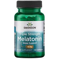 Swanson Triple Strength Melatonin 10 Milligrams 60 Capsules