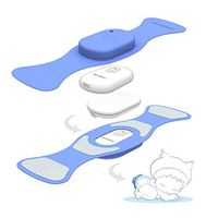ZZYYZZ Bedwetting Alarm Baby Diaper Alarm Child Anti-wetting Bed Artifact for Potty Training,Blue