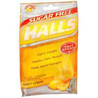 PACK OF 3 EACH HALLS SF COUGH DROP HONEY LEM 25EA PT#12546062213