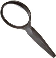 Donegan C-604 Classic Round Hand Reader, 2.125x Magnification, 9" Focal Length, 4" Diameter Lens