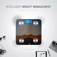 Bluetooth Weight Scale Cartoon Green Valley Mountain Road Sun Scale Body Fat Composition Monitor Analyzer with Smartphone App for Body Management-396 Lbs