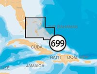 Navionics Platinum Plus 699P+ Northern Bahamas Marine Charts on SD/MSD