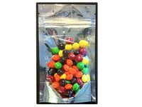 500 Pcs 3.5x5 Stand Up Zipper Pouches 4 Mil Freezer Bags (N-SUP-AA) 1 to 3 Oz. Clear-Silver (by UNIQUEPACKING)