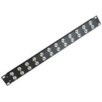 Smart Security Club Patch Panel 1U 24 Port BNC Female to Female 19 inch 75 ohm PP-BNC/24
