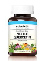 Eclectic Nettles Quercetin Freeze Dried Vegetables with Glass, Blue, 90 Count