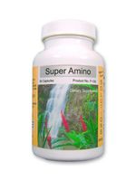 Super Amino Acid Amazing Natural Protein Muscle Growth Supplement with Whey Protein and Homeopathic Cell Salts 90ct