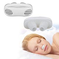 MEET 2-in-1 Anti Snoring Air Purifier Devices, Snoring Solution Nasal Dilator Nose Vents Plugs Clip,Reduce Sleeping Snoring Aid Device,Ease Breathing and Comfortable Sleeping,White