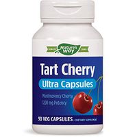 Enzymatic Therapy Tart Cherry Ultra Vegetarian Capsules, 1,200 mg per serving, 90 Count