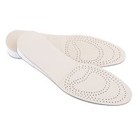 Tinksky Height Increase Taller Men 2.5CM Double PU Height Increase Shoe Insoles Pads Mats