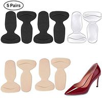 Heel Grips, CHARMDI Heel Cushion Inserts&Shoe Pads Anti-Slip High Heel Pads Inserts Liners Insoles Foot Back of Heel Protector for Women Loose Shoes and High Heels Too Big（5 Pairs)
