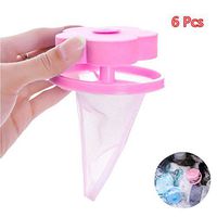 VANUODA 6 Pcs Pet Hair Remover for Laundry - Dog Fur Remover - Washing Machine Floating Lint Mess Bag Loose Hair Filter - Reusable Filter Net Pouch
