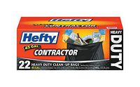 Hefty Contractor 45 gal. Trash Bags Twist Ties 22 pk