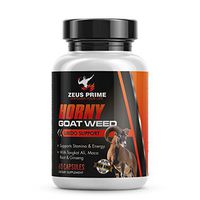 Horny Goat Weed Libido Support | Qty: 60 | Maca, Tribulus terrestris, Tongkat Ali, L-Arginine, Ginseng, Muira Puama, Polypodium