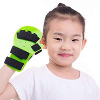Finger Orthotics Fingerboard Hand Wrist Training Orthosis Device Brace Support Spasm Extension Board Splint Apoplexy Hemiplegia Right Left,Green,Right