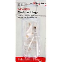 RadioShack 6-Pin Non-Keyed Quick-Connect Plug (10-Pick)