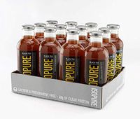 Isopure 40g Protein, Zero Carb Ready-To-Drink- Black Tea Lemon, 20 Ounce (Pack of 12)