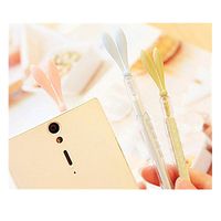 willenergy 4 pcs rabbit ears gel black ink pen