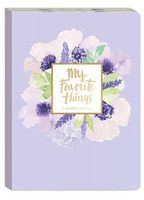 Punch Studio Favorite Things Guided Soft Cover Journal, Lavender Floral 75919