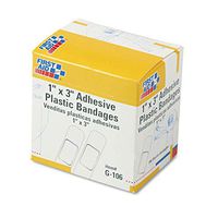 Bandage, Plastic, 1 x 3In, PK100