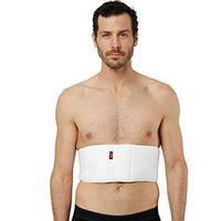 Broken Rib Brace for Men and Women - Elastic Chest Wrap Compression Support Belt - for Cracked, Fractured, Dislocated Ribs Post-Surgery Aid (XXL)