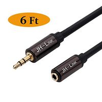 Headphone Extension Cable, 3.5mm Male to Female Stereo Audio Cable -6 Ft for Car/Auto Stereo Speakers/Earphones/ MP3 Player, JH-Link Extension Cable.